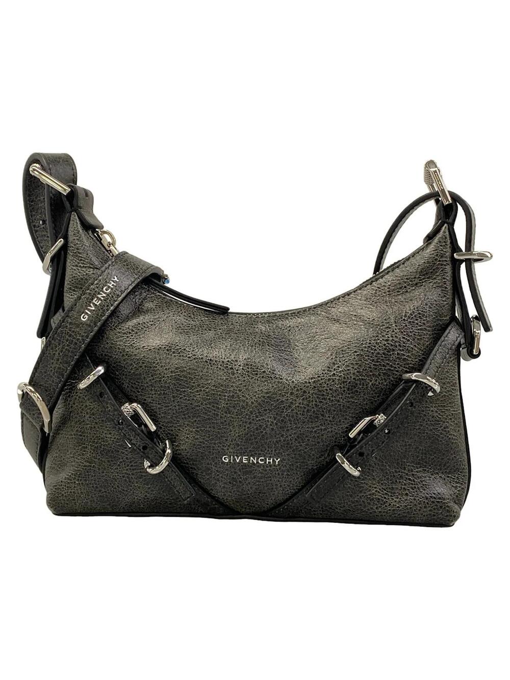 Givenchy Voyeu Gray Leather Shoulder #346070G11B